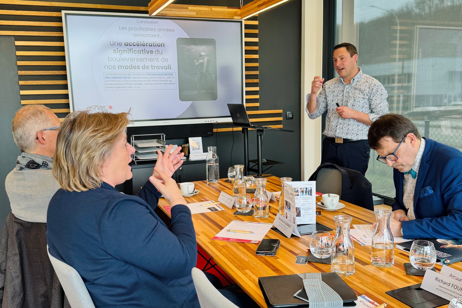 Atelier Namur: IA et l'évolution professionnelle.