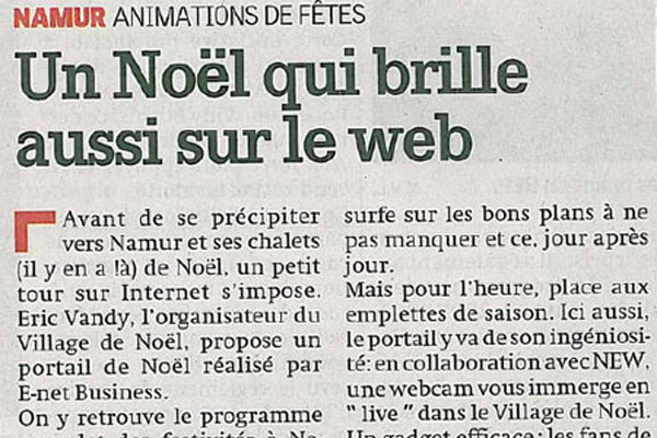 Le Marché de Noël sur Internet: Programme des festivités,...