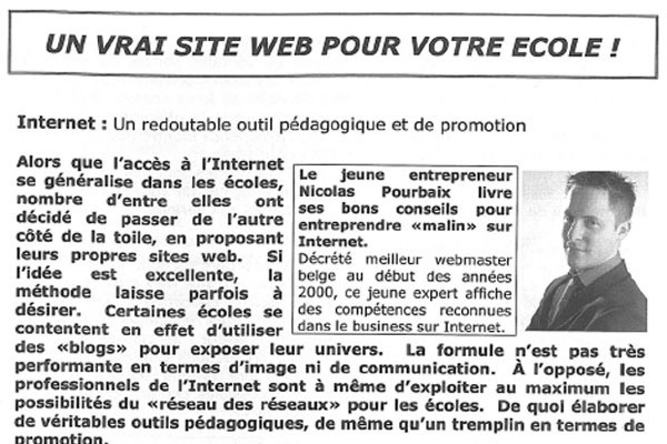 Création d'un site Internet pour votre école: Conseils