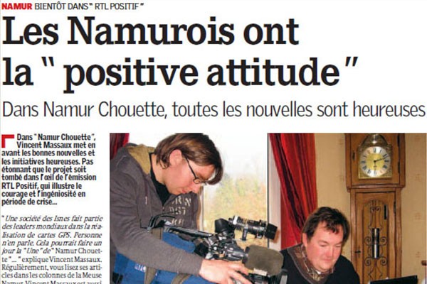 RTL Positif: Namur chouette et E-net à l'honneur