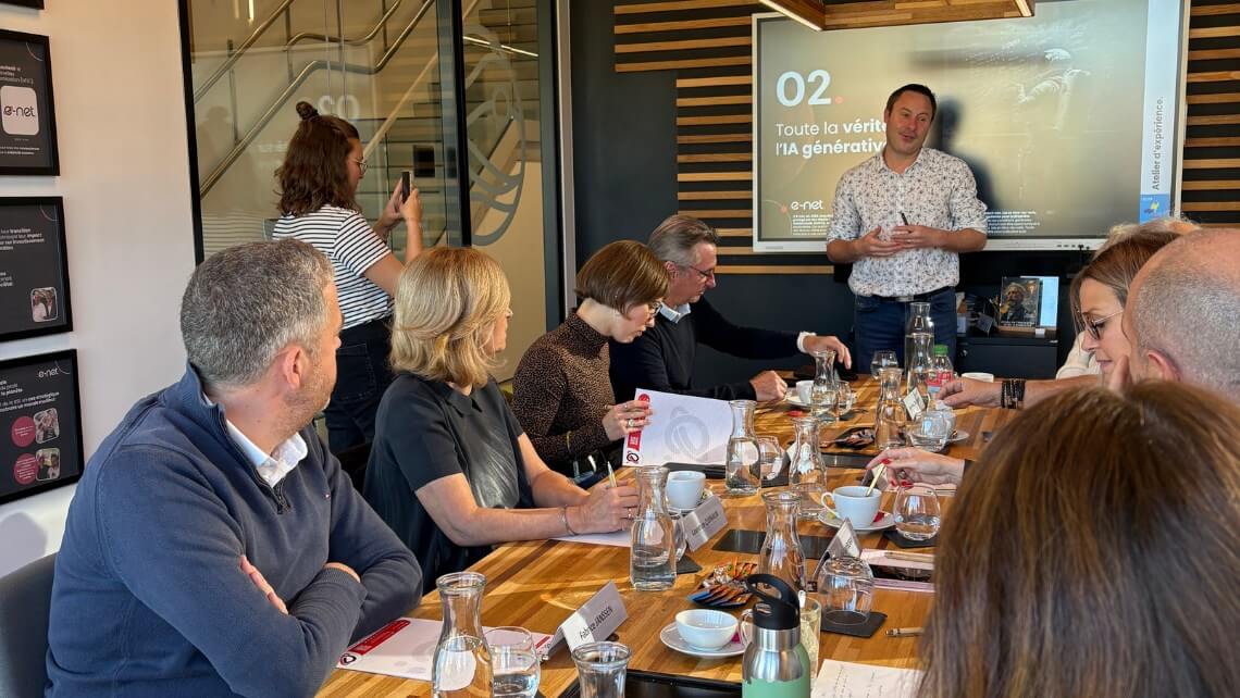 Atelier d'expérience e-net.