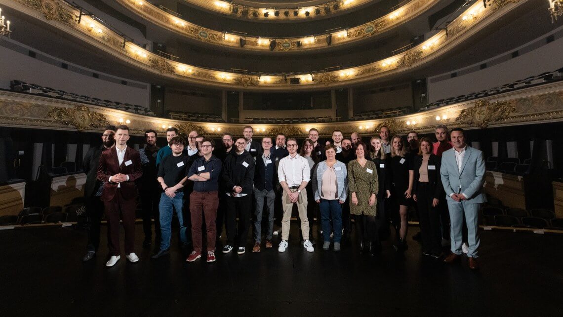 L'équipe e-net. lors de l’appel à l’innovation by e-net.