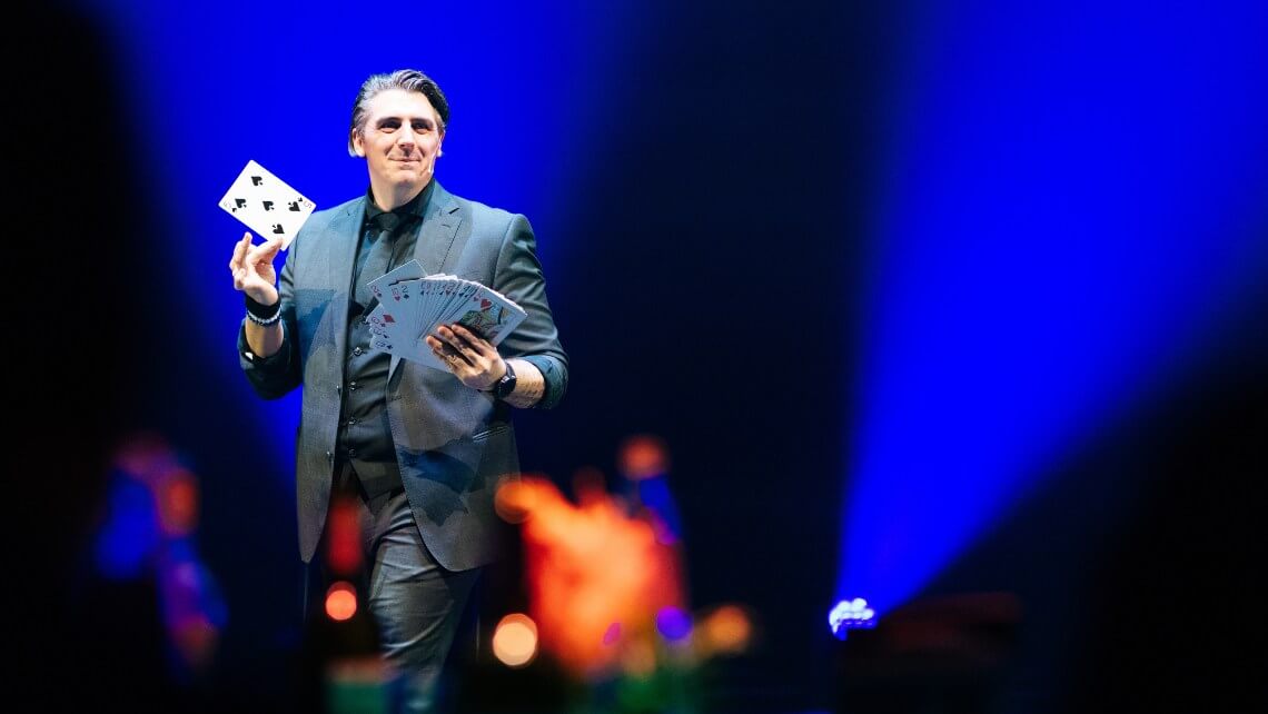 Benjamin Ghislain lors de l'événement au Théâtre Royal de Namur